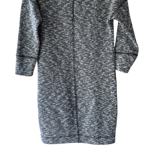 BANANA REPUBLIC |NWOT MARLED NAVY BLUE & WHITE SWEATER DRESS 3/4 SLEEVES | XS - Picture 7 of 10